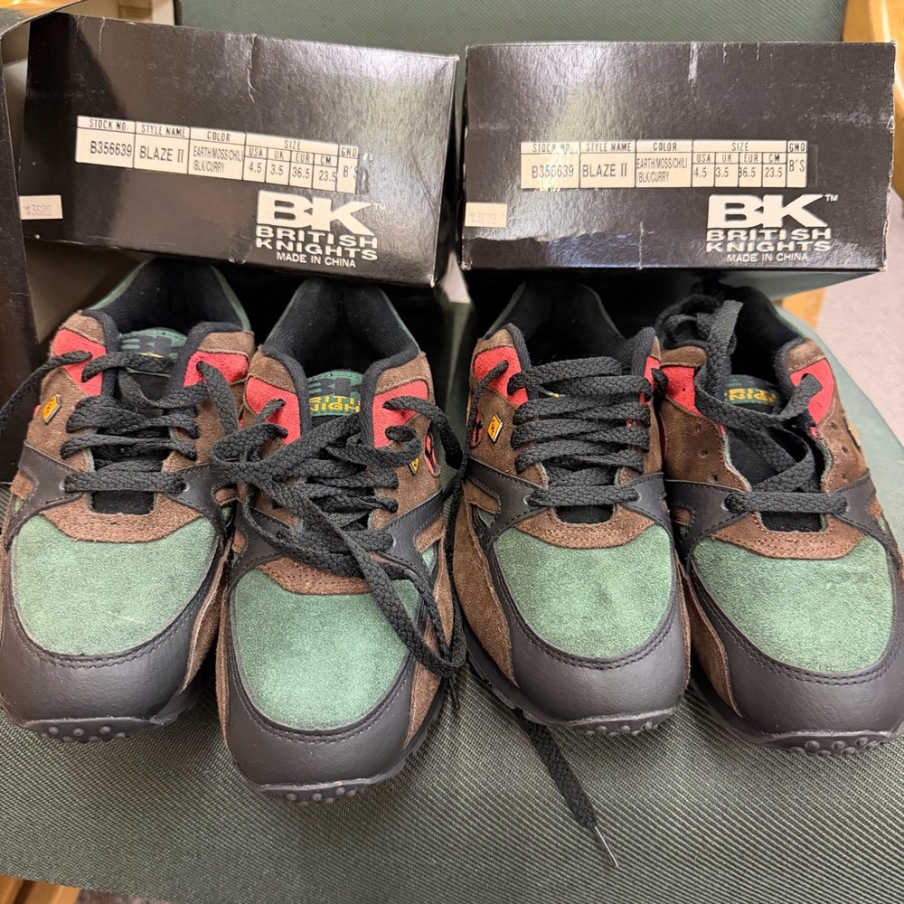 1994 Vintage British Knights Blaze II Sneakers Suede 4.5